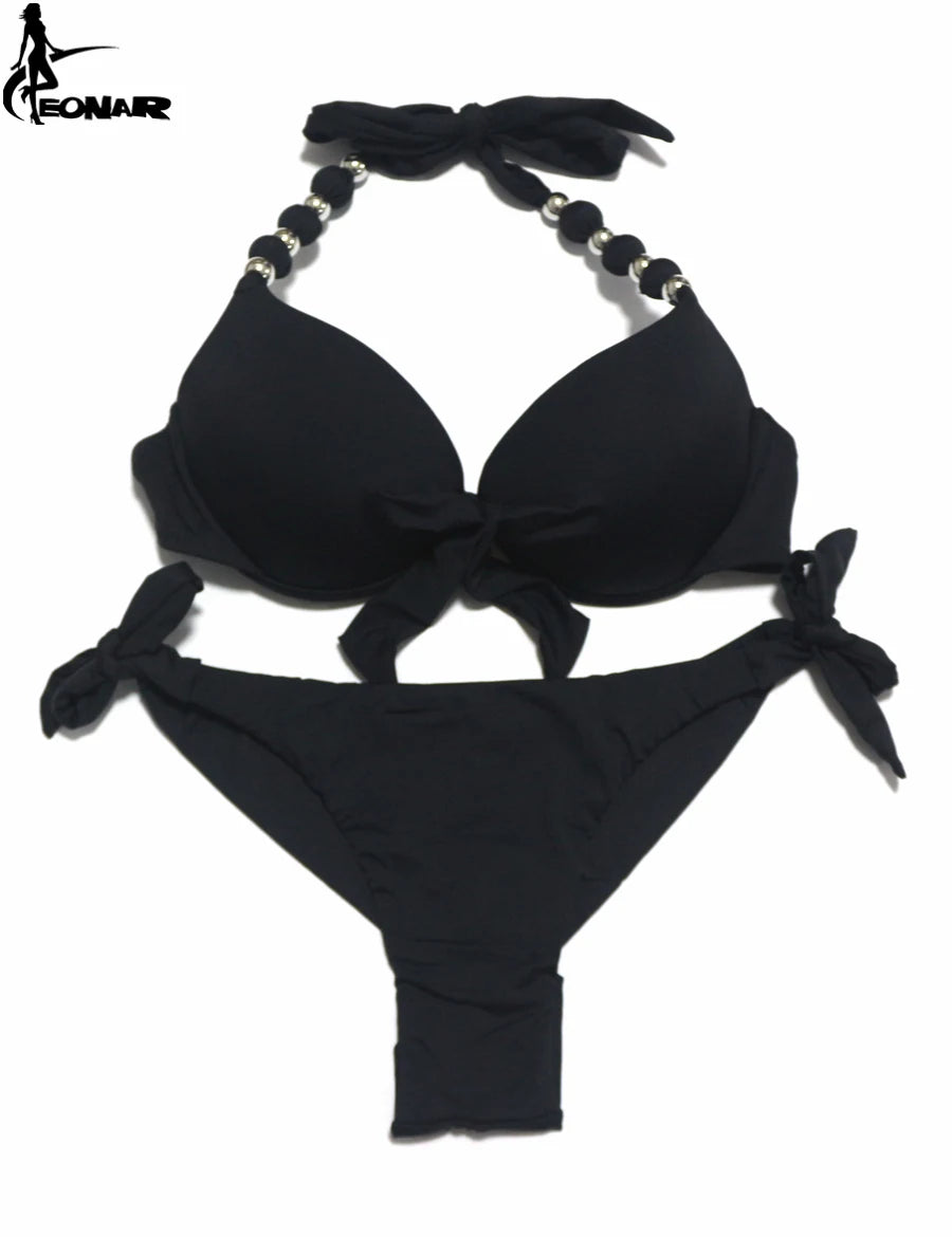 EONAR Push Up Bikini Women Bandage Swimsuits Brazilian Cut
