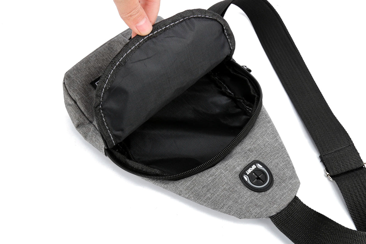 Mens Crossbody Bag Single Shoulder Chest Bag Fashionable