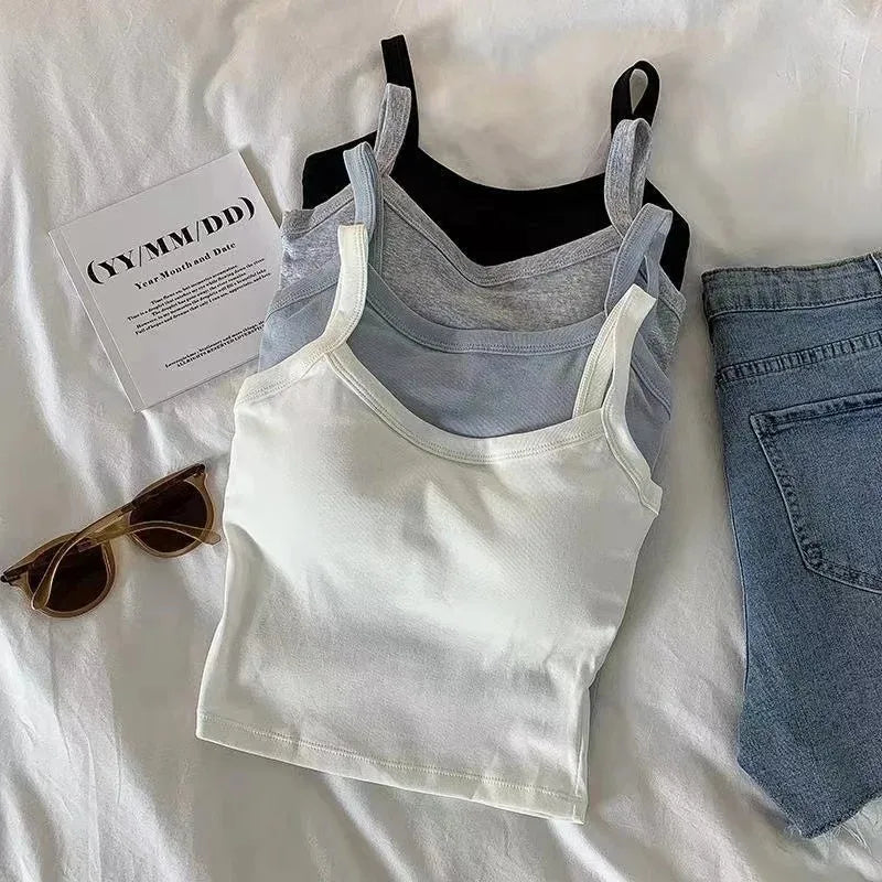 Sexy Crop Top Women Sleeveless Camisole Lingerie Tube Top