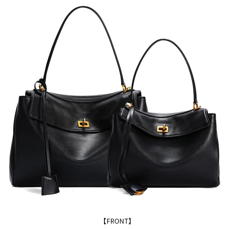 New Rodeo Genuine Leather Tote Bag Women Large Capacity