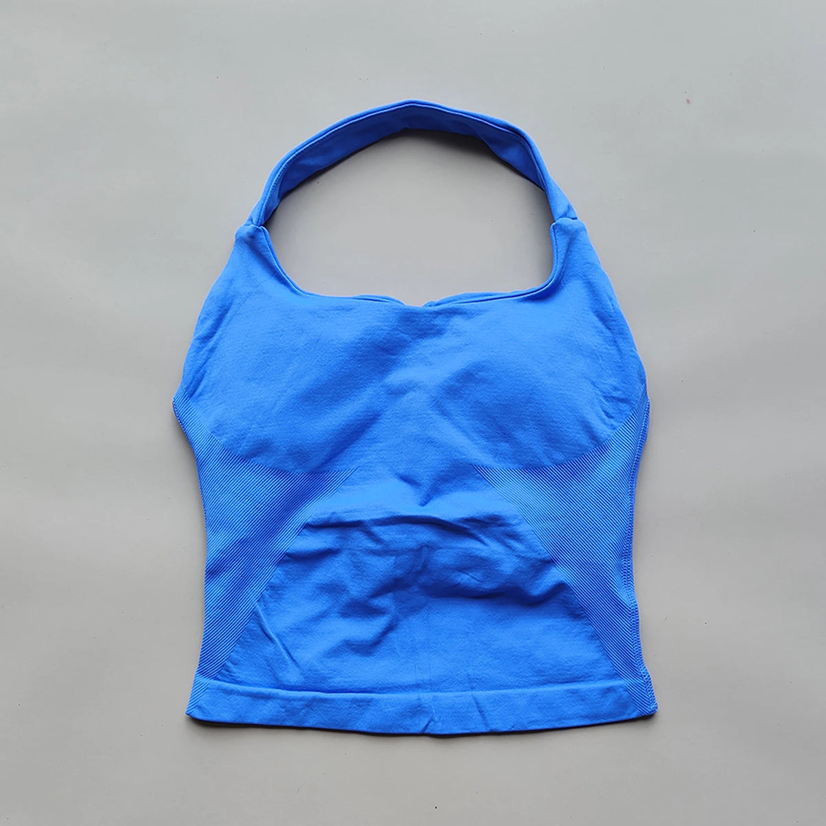 No Logo Womens Halter Top And Shorts Yoga Set Activewear