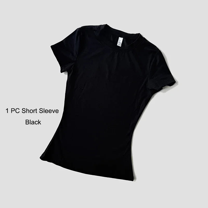 Yoga Set Women Sportswear Crop Top Legging Gym Outfit
