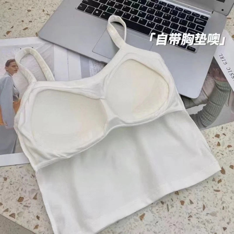 Sexy Crop Top Women Sleeveless Camisole Lingerie Tube Top