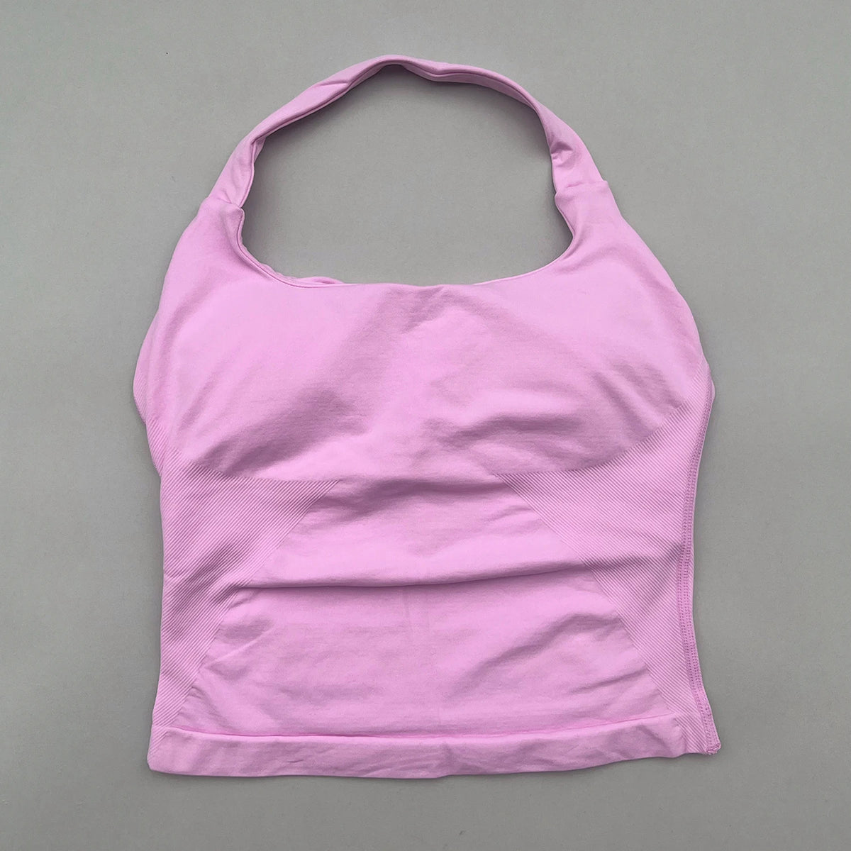 No Logo Womens Halter Top And Shorts Yoga Set Activewear