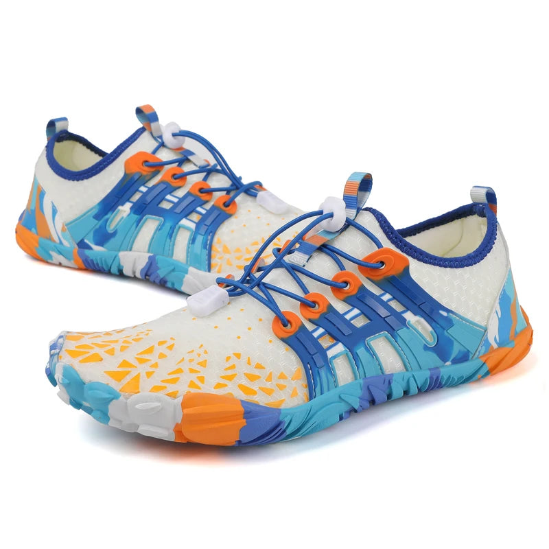 Aqua Five Finger Water Shoes For Hiking Fishing Swimming