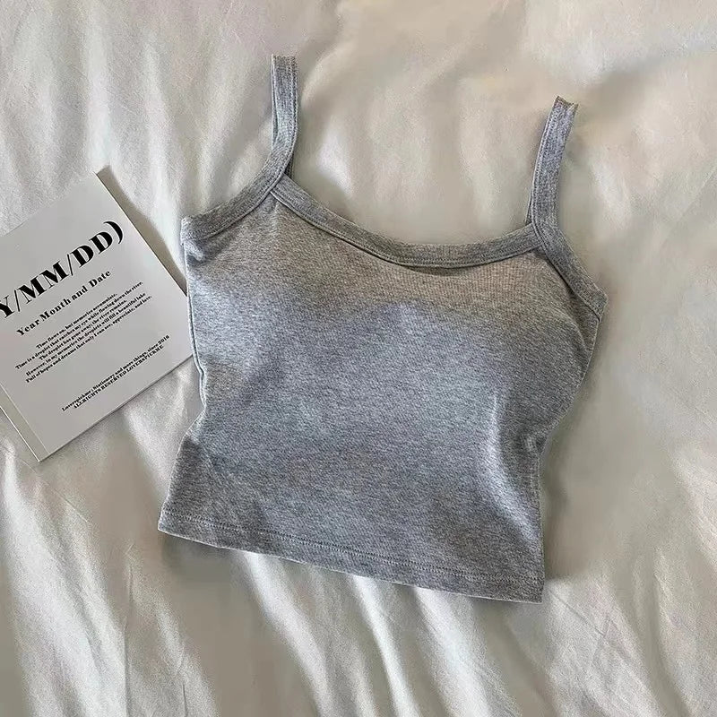 Sexy Crop Top Women Sleeveless Camisole Lingerie Tube Top