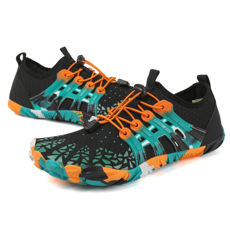 Aqua Five Finger Water Shoes For Hiking Fishing Swimming