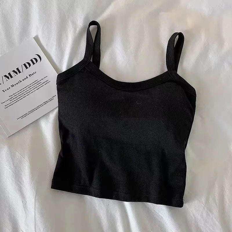 Sexy Crop Top Women Sleeveless Camisole Lingerie Tube Top
