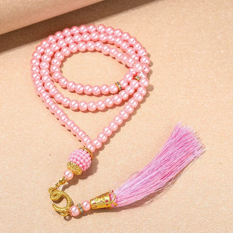 New 8 Cm 33 Black Gallstone Muslim Prayer Beads Unisex (Copy)