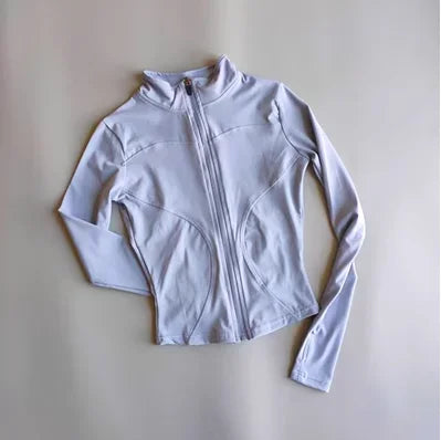 New Slim Winter Yoga Jacket For Women Long Sleeve Top