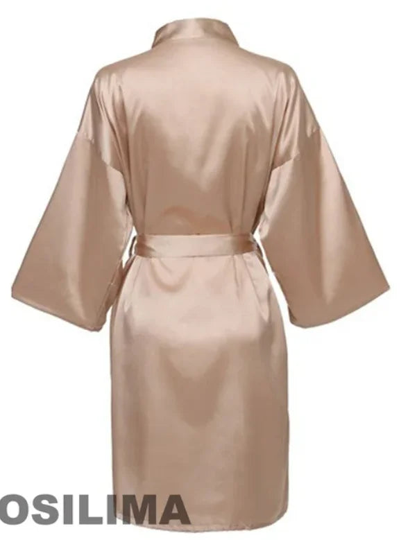 Wedding Party Bride Robe Kimono Satin Pajamas SP2000