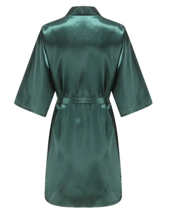 Wedding Party Bride Robe Kimono Satin Pajamas SP2000