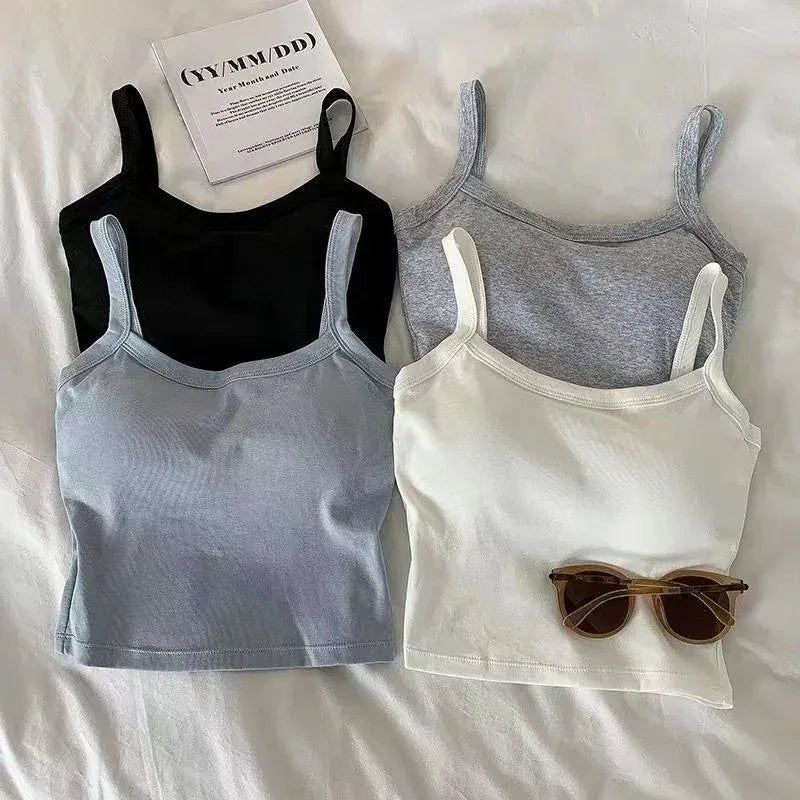 Sexy Crop Top Women Sleeveless Camisole Lingerie Tube Top