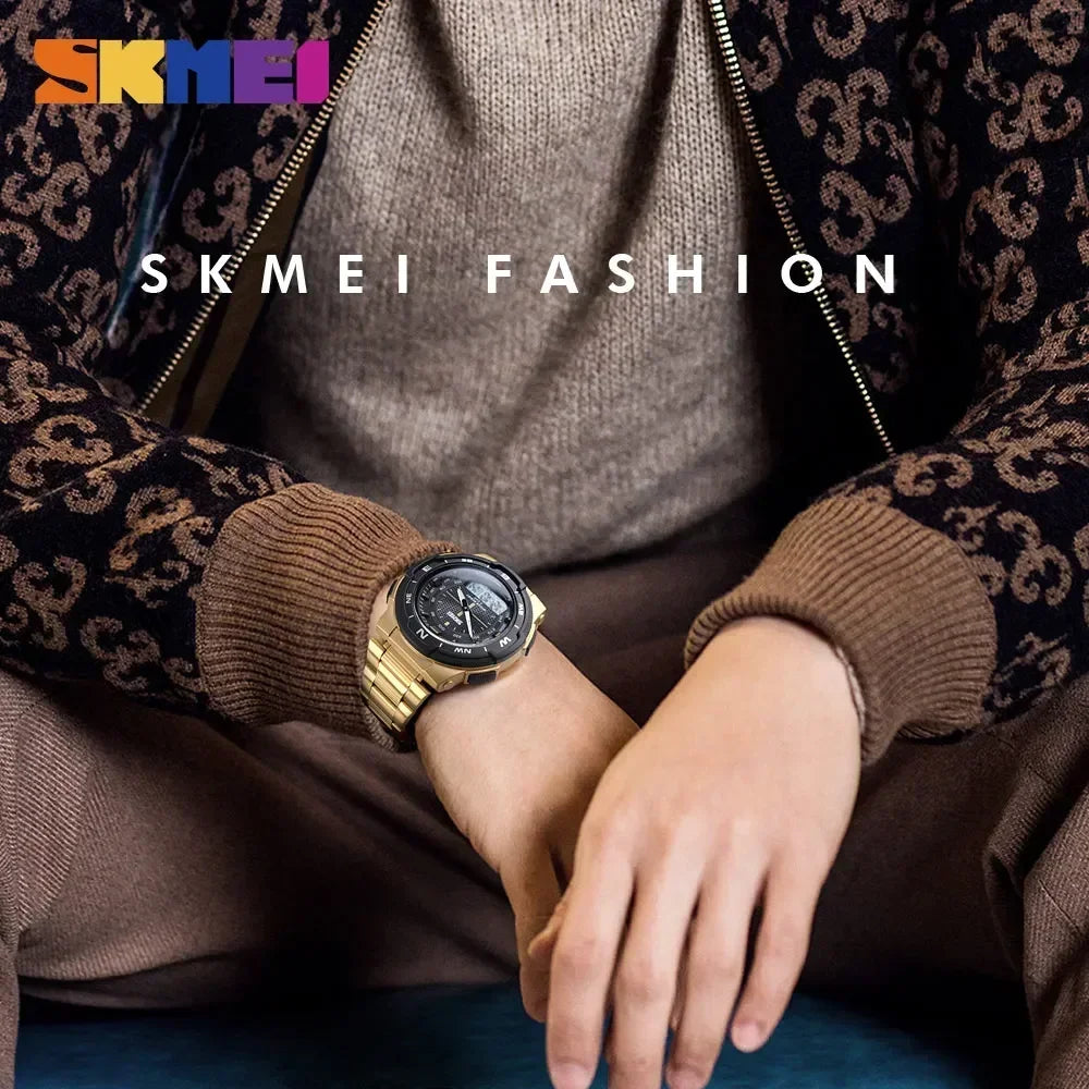 Skmei 1370 Luxury Full Steel Business Waterproof Wristwatch