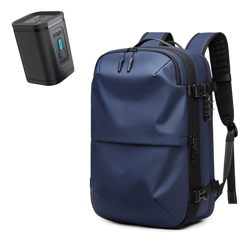 Men Travel Laptop Backpack 17 Inch Vacuum Compression