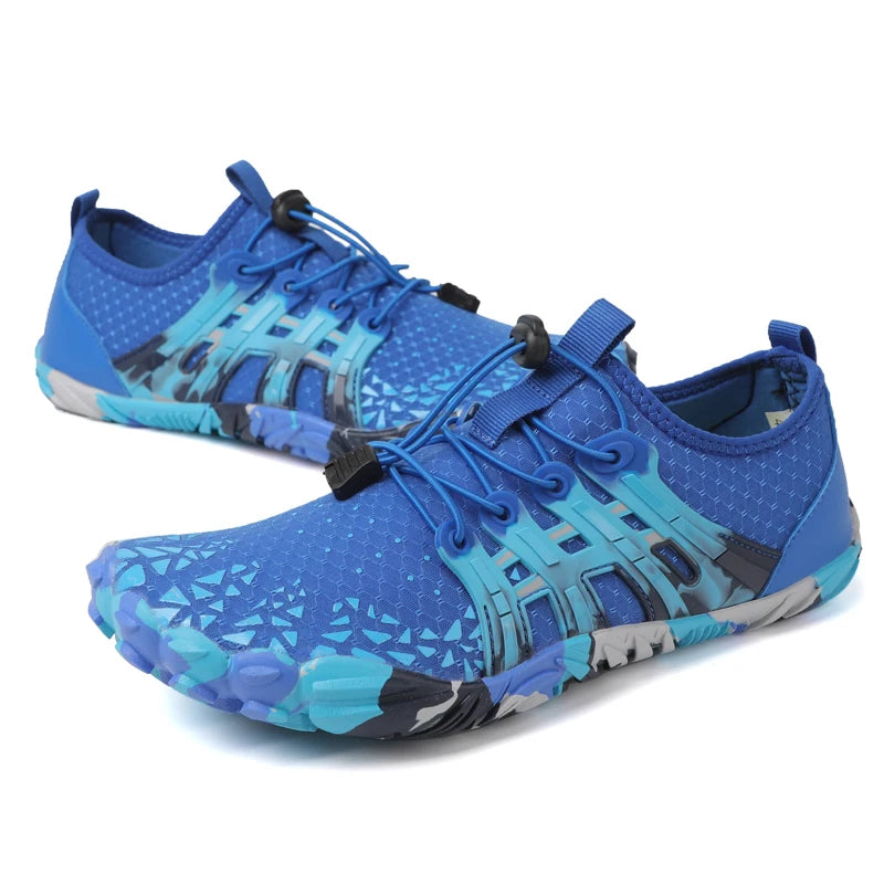 Aqua Five Finger Water Shoes For Hiking Fishing Swimming