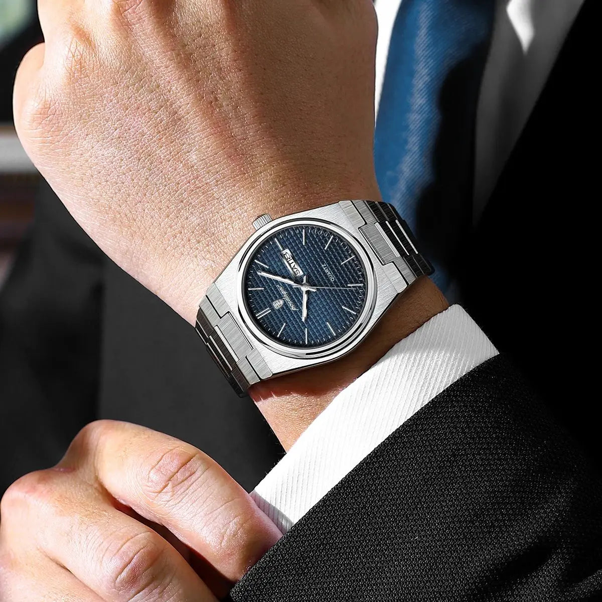 POEDAGAR Luxury Sport Military Watch Waterproof Stainless