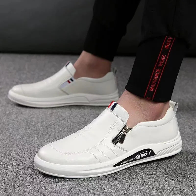 Casual Leather Men Loafers Slip On Moccasin Shoes Everyday