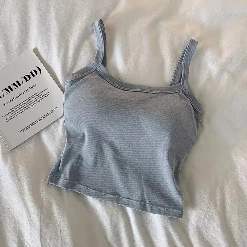 Sexy Crop Top Women Sleeveless Camisole Lingerie Tube Top