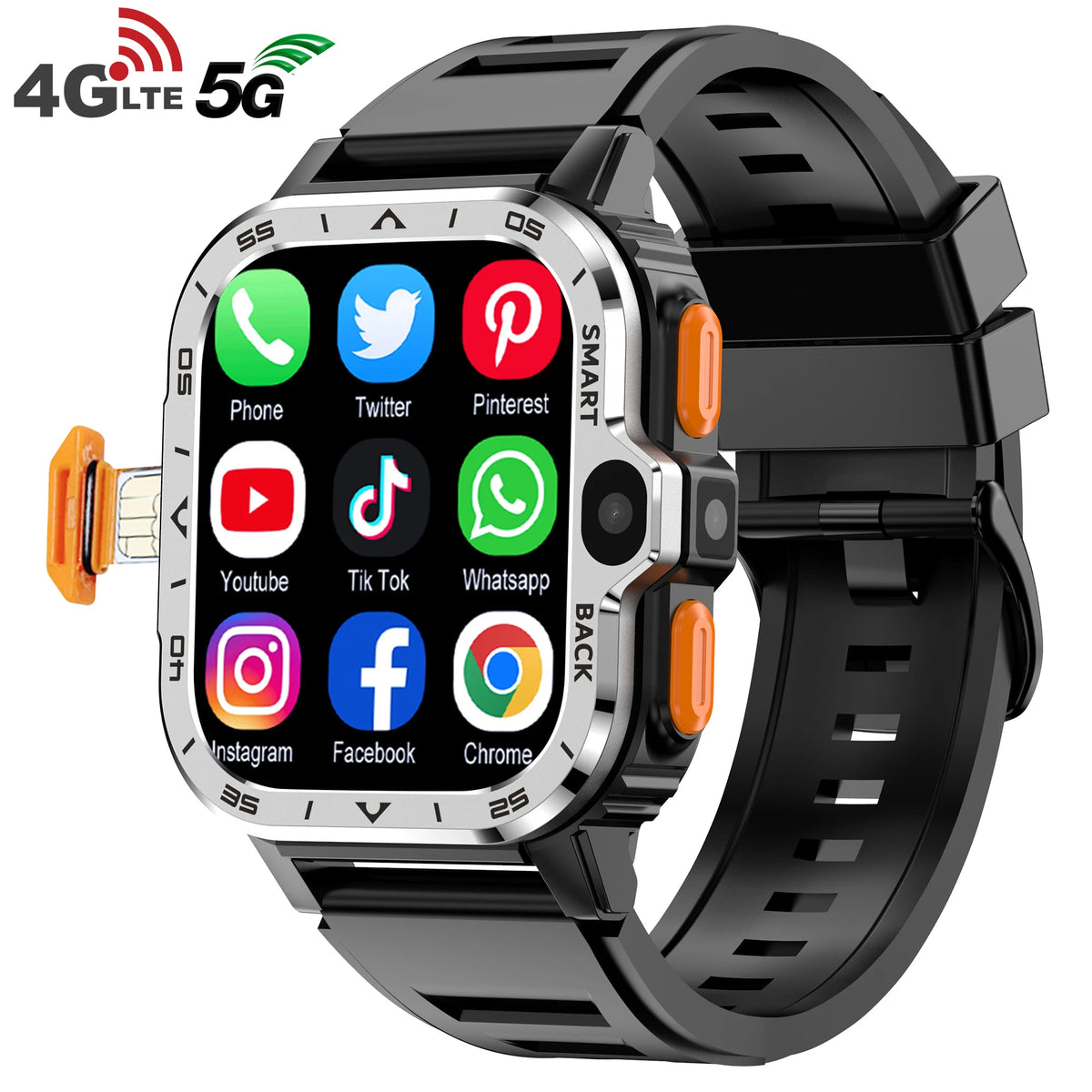 Valdus PGD Android Smart Watch GPS 16GB ROM Dual Camera NFC
