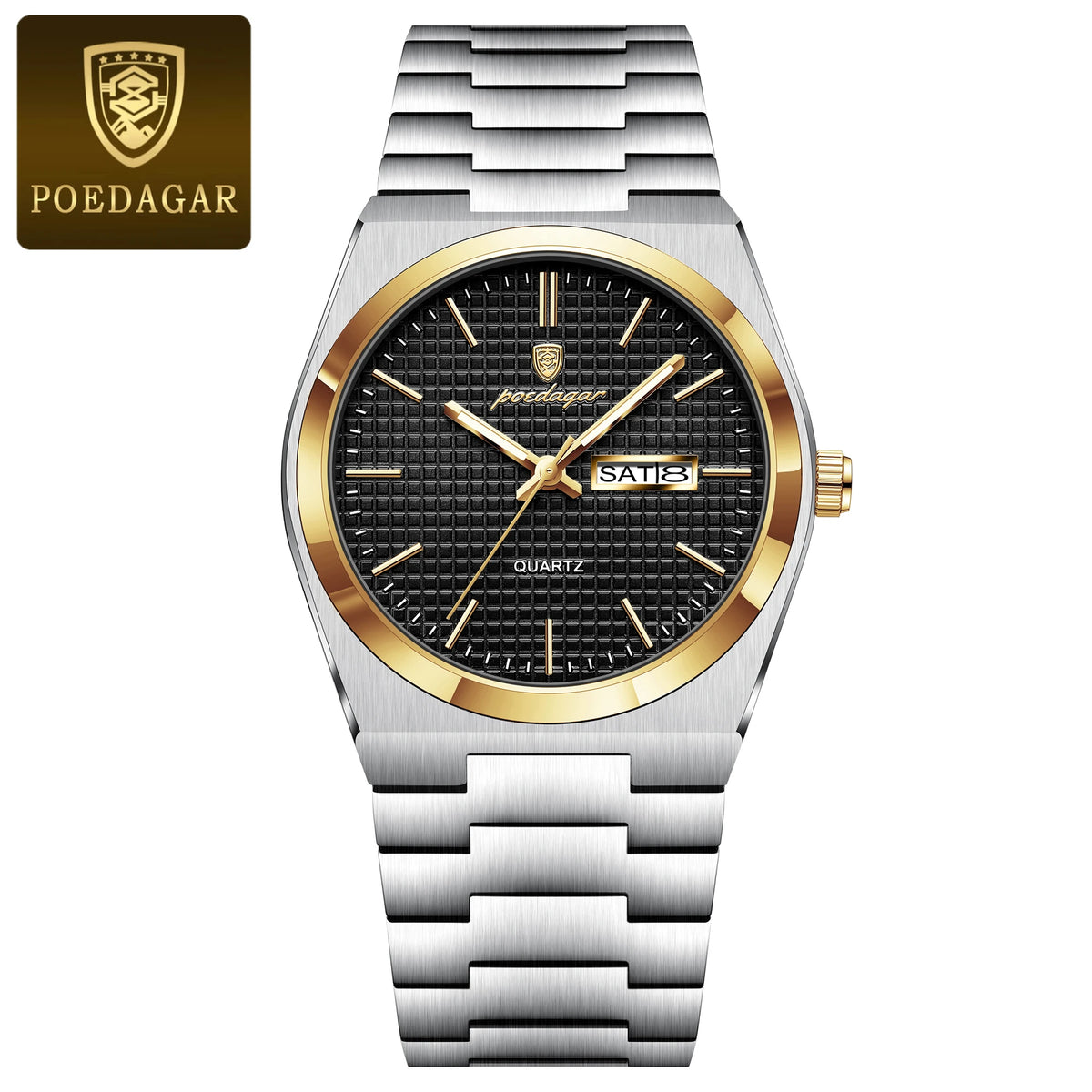POEDAGAR Luxury Sport Military Watch Waterproof Stainless