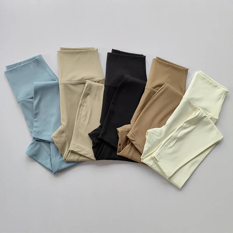 Naked High Waist Yoga Pants for Women Tight Fit Leggings